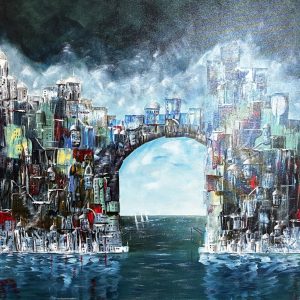 City on the rocks I